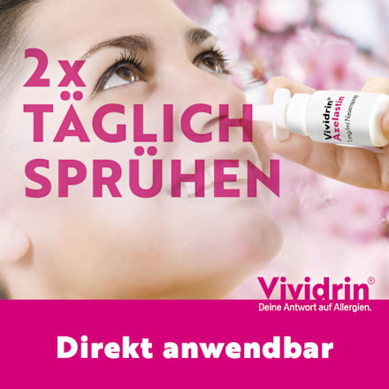 Vividrin Azelastin 1 mg/ml Nasenspray, Lösung Azelastinhydrochlorid Vividrin