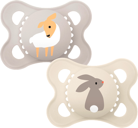 Schnuller Original Pure beige 0-6 Monate mam