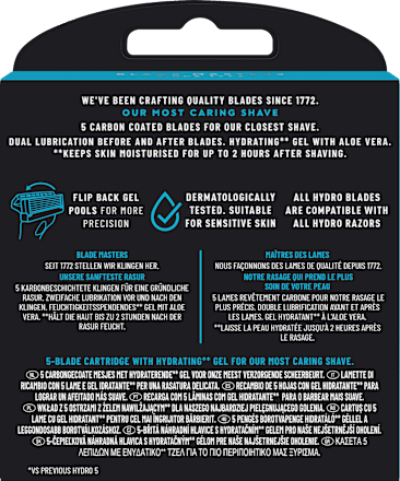 Rasierklingen, Hydro 5 WILKINSON SWORD