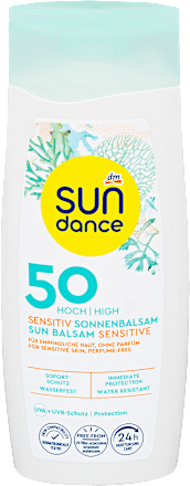 Слънцезащитен балсам Sensitiv, SPF 50 sundance