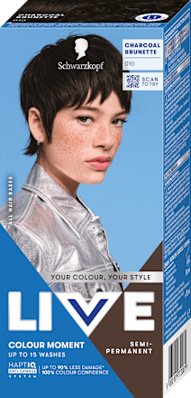 Farba na vlasy - 010 Charcoal Brunette Schwarzkopf LIVE