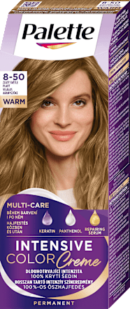 barva na vlasy 8-50 Zlatá světle plavá Palette INTENSIVE COLOR CREME