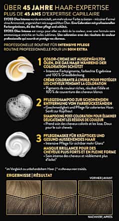 Haarfarbe Permanente Öl-Coloration 5_54 Kühles Hellbraun Syoss Oleo Intense