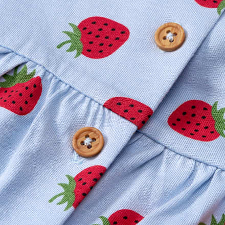 Set mit Tunika und Leggings & Erdbeeren-Muster, blau + rot, Gr. 86 ALANA