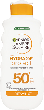 Слънцезащитно мляко Hydra 24H Protect SPF 50+ GARNIER AMBRE SOLAIRE