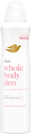 Dezodorans u spreju Whole Body Deo – malina i ruža Dove