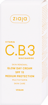Dnevna krema za lice Vitamin C.B3, SPF 15 ziaja