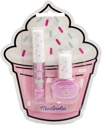 sada s leskem a lakem na nehty YUMMY Glam Martinelia