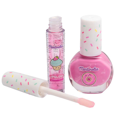 sada s leskem a lakem na nehty YUMMY Glam Martinelia