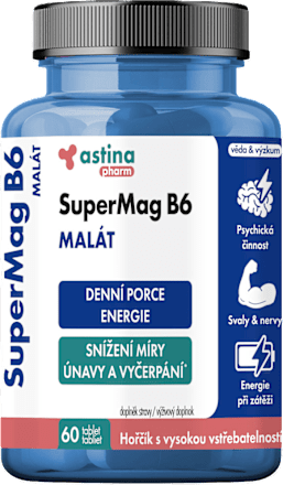 SuperMag B6 Malát kapsle astina pharm