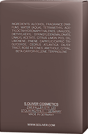 Férfi EdT, Absolut Scent s.Oliver