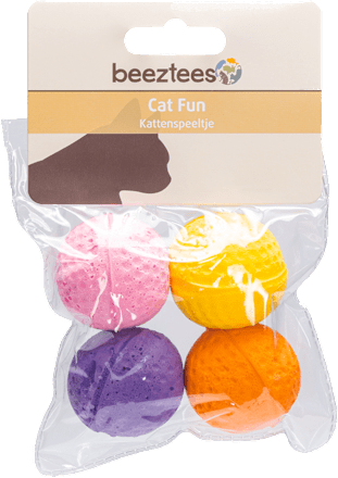 Igrača za mačke - gobaste žogice beeztees