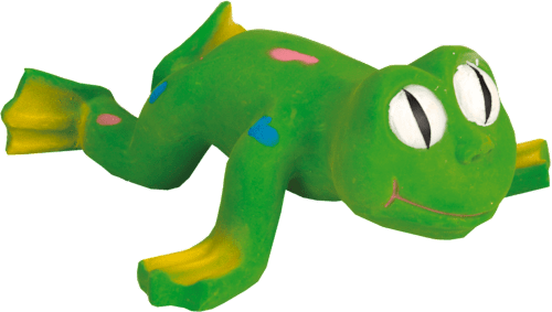 Igrača za pse - žaba s piščalko beeztees