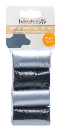 Vrečke za pasje iztrebke, 4 × 20 kos beeztees