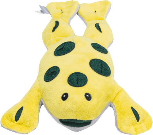 Plišasta igrača za pse - žaba beeztees