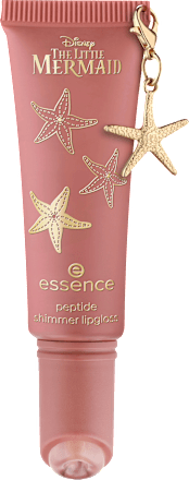 Disney The Little Mermaid lesk na rty Peptide shimmer 02 Seaside Romance essence