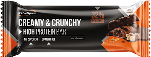 Proteinska ploščica Creamy & Crunchy z okusom kakava in lešnika EthicSport