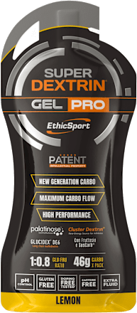 Energijsko prehransko dopolnilo Super Dextrin Gel Pro, limona EthicSport