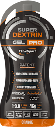 Energijsko prehransko dopolnilo Super Dextrin Gel Pro, pomaranča EthicSport