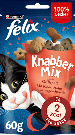 Snack für Katzen, Knabbermix, Grillspaß Felix
