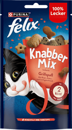 Snack für Katzen, Knabbermix, Grillspaß Felix
