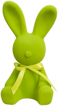 Plišani zec – zeleni, s mašnom Ira Commerce