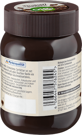 Schokoaufstrich Zartbitter dmBio