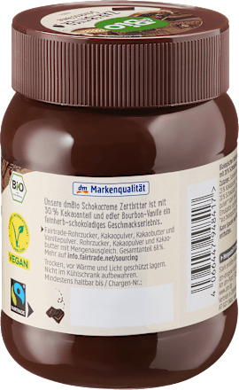 Schokoaufstrich Zartbitter dmBio