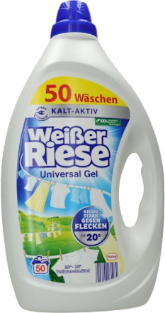 Detergent rufe lichid Regular 50 spălări Weißer Riese
