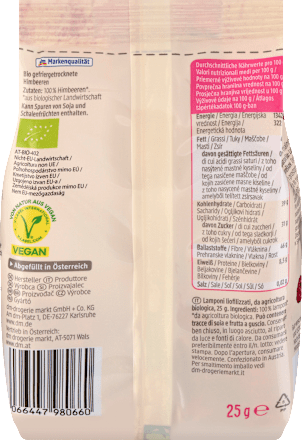 Lamponi liofilizzati bio dmBio