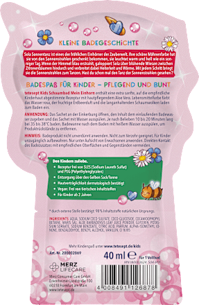 Schaumbad Mein Einhorn tetesept: KIDS