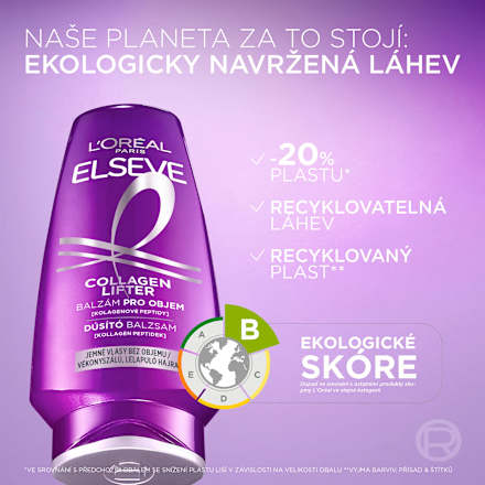 balzám na vlasy Collagen Lifter L'ORÉAL PARiS ELSEVE