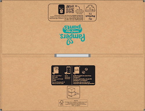 Baby Pants Baby Dry Gr. 8 Extra Large (19+ kg) Monatsbox Pampers baby-dry