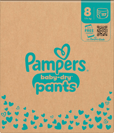 Baby Pants Baby Dry Gr. 8 Extra Large (19+ kg) Monatsbox Pampers baby-dry