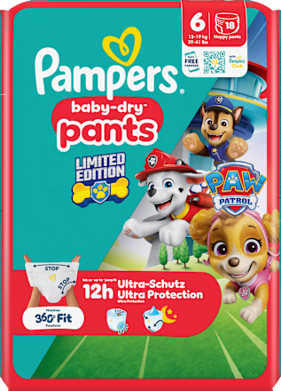 Baby Pants Baby Dry Paw Patrol Gr. 6 (13-19 kg)  Pampers baby-dry