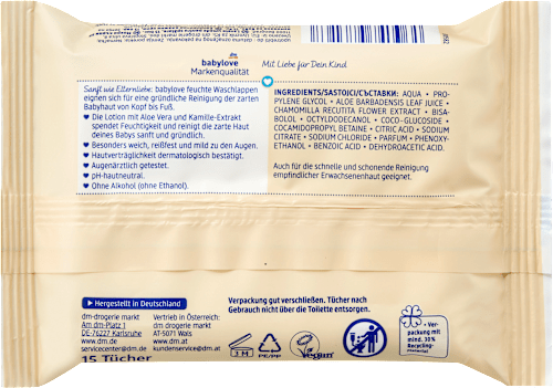 Vlažne maramice sa životinjskim motivima, više vrsta babylove