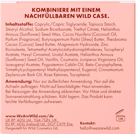 Deostick Amber & Oud Nachfüllpack Wild
