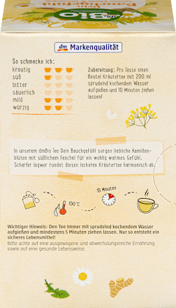 Tee Dein Bauchgefühl dmBio