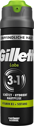 Labs Hautpflege Schnell aufschäumendes Rasiergel Gillette