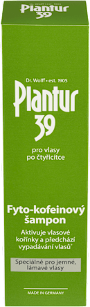 šampon na jemné vlasy Plantur 39