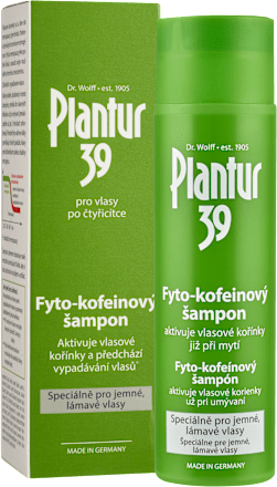 šampon na jemné vlasy Plantur 39
