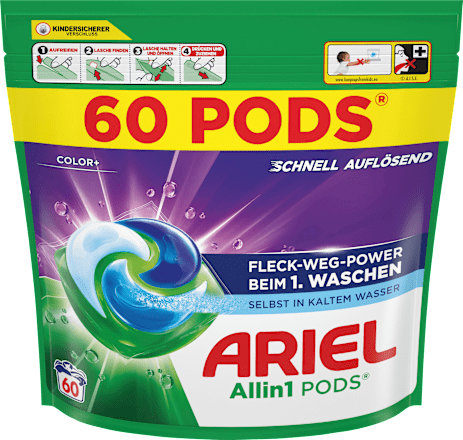 Colorwaschmittel Pods All in 1 Vorteilspack ARIEL