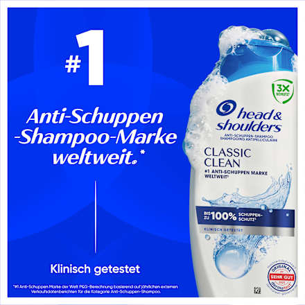 Anti-Schuppen Shampoo Classic Clean XXL head&shoulders