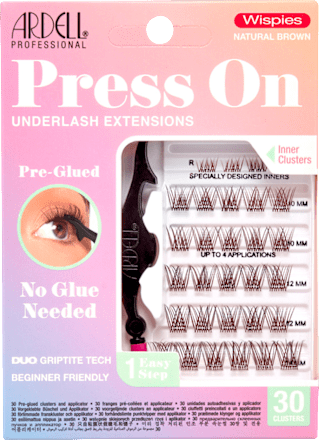 Künstliche Wimpern Wispies Press On Natural Brown ARDELL