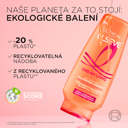 balzám na vlasy Dream long L'ORÉAL PARiS ELSEVE
