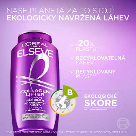 šampon na vlasy Collagen Lifter L'ORÉAL PARiS ELSEVE