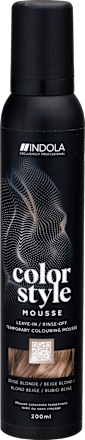 Schaumcoloration Color Style Mousse Beige Blond INDOLA
