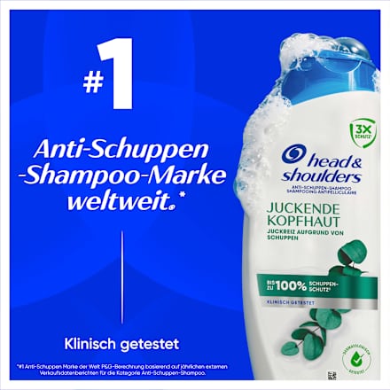 Shampoo Anti-Schuppen Juckende Kopfhaut head&shoulders