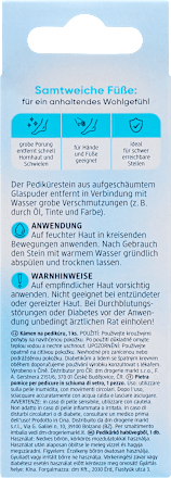 Pedikűrkő habüvegből, többféle Balea