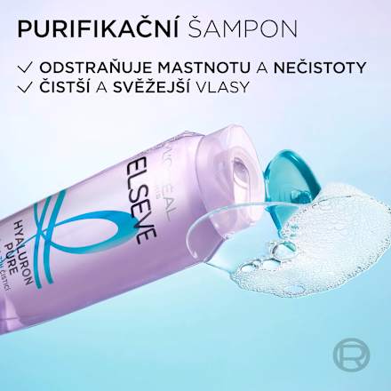 šampon na vlasy Hyaluron Pure L'ORÉAL PARiS ELSEVE